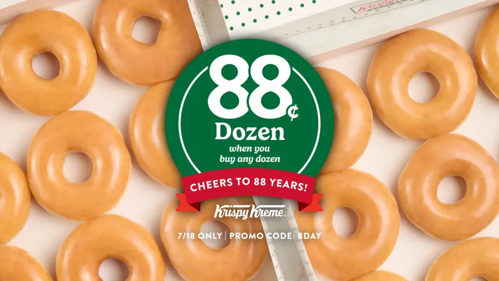 Krispy Kreme's Doughnut Deal 88 Cent