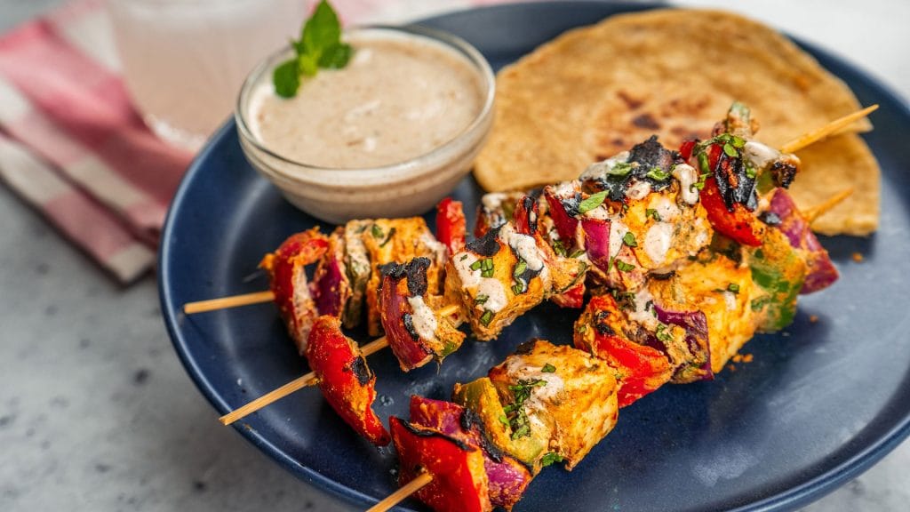 Grilled Paneer & Veggies