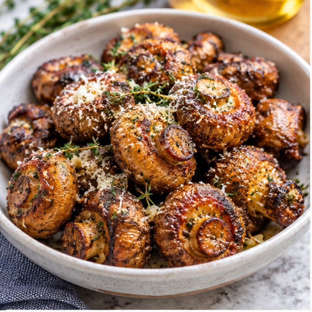 Crispy Crispy Air Fryer Mushrooms Recipe