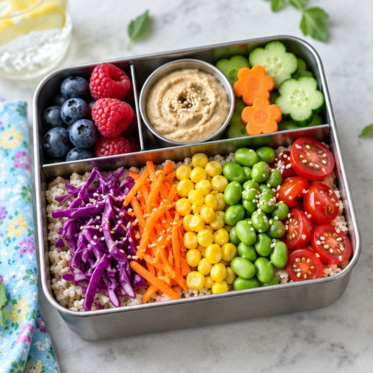 Rainbow Bento Lunches